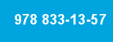 978 833-13-57